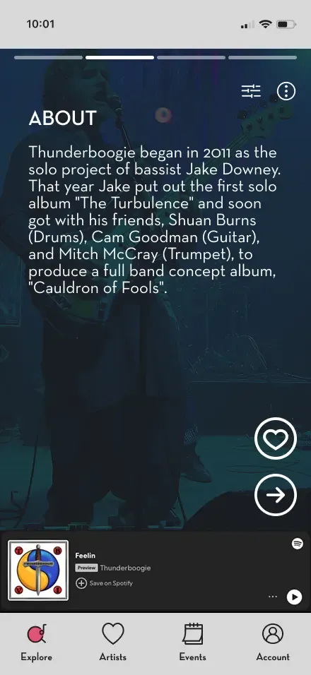 Bandscan UI preview 2