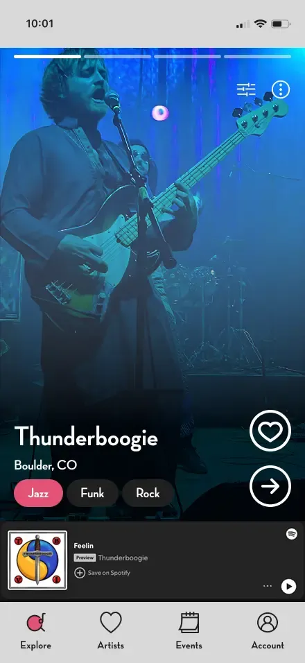 Bandscan UI preview 1
